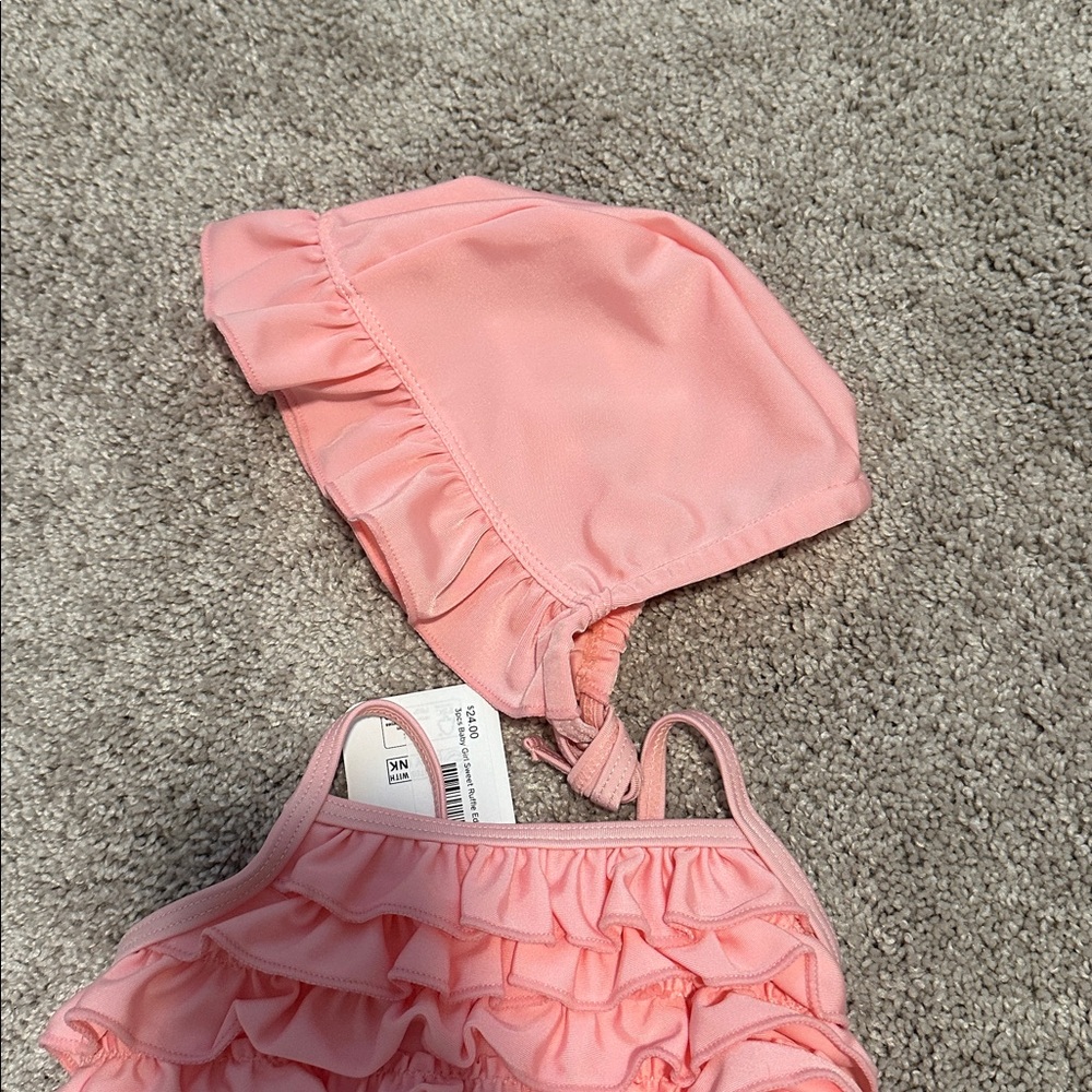 Pink Ruffle Baby Swim - Picture 2 of 2